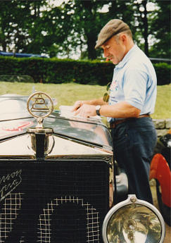 Vorbereitung zur Oldtimerprfungsfahrt